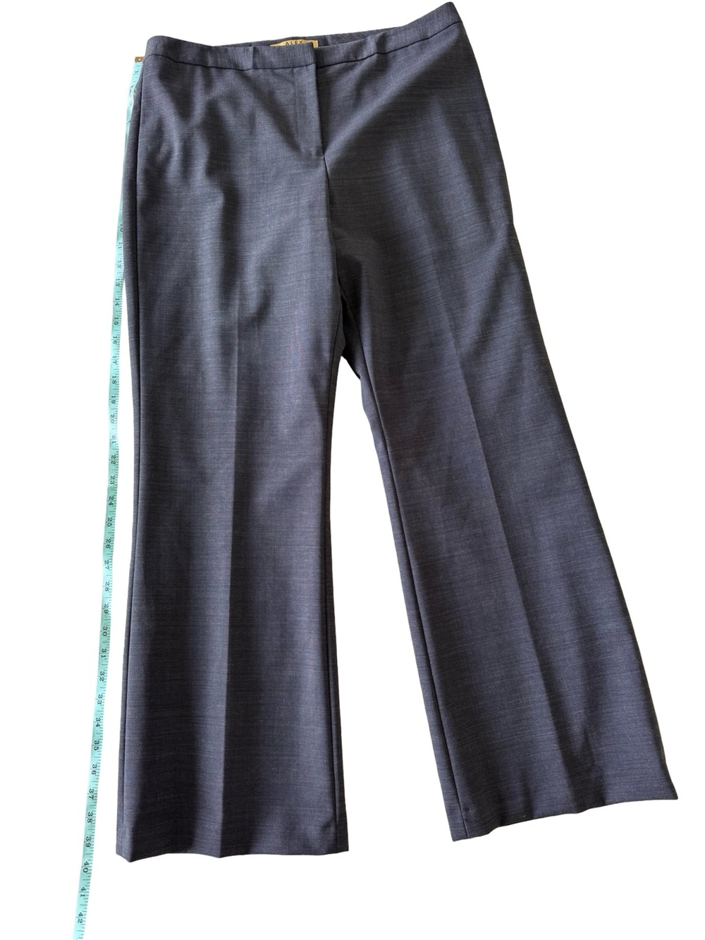 Alex Marie Dark Charcoal Boot Cut Dress Pants